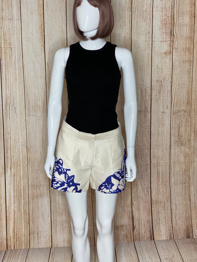 Butterfly Plate Print Shorts